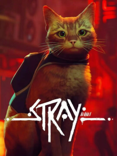 Cover media of Stray video game.