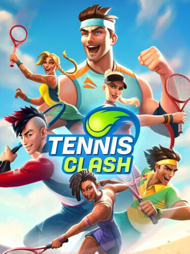 Cover media of Tennis Clash video game.