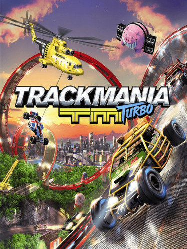 Cover media of Trackmania Turbo video game.