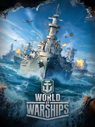 Cover media of World of Warships video game.