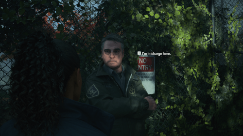 Dialogue screenshot of Alan Wake II video game interface.