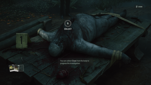 HUD screenshot of Alan Wake II video game interface.
