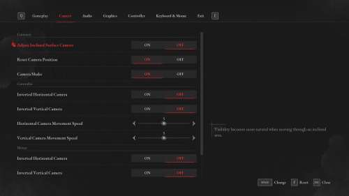 Camera screenshot of Lies Of P video game interface.