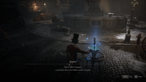 Dialogue screenshot of Lies Of P video game interface.