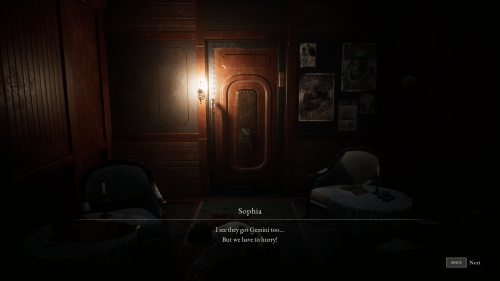 Dialogue screenshot of Lies Of P video game interface.