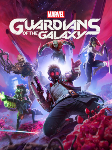 Cover media of Marvel’s Guardians of the Galaxy video game.