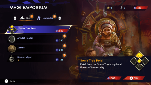 Vendor screenshot of Prince of Persia: The Lost Crown video game interface.