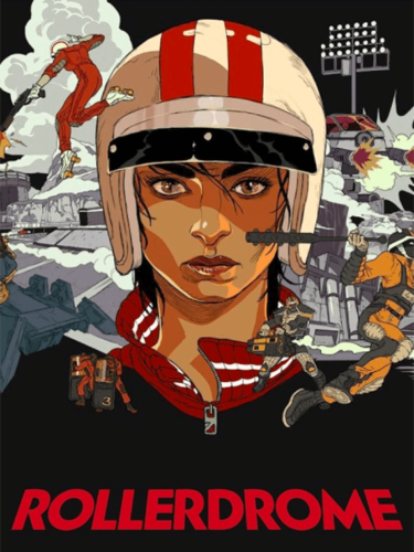 Cover media of Rollerdrome video game.