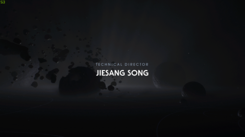 Credits screenshot of Star Wars Jedi: Fallen Order video game interface.